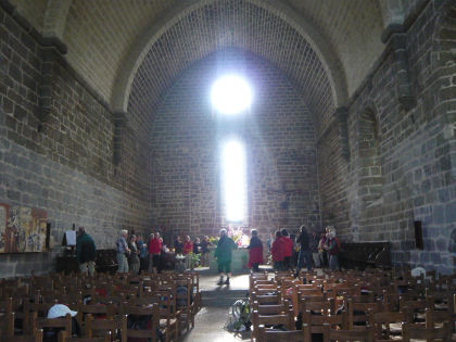 in chiesa ad Aubrac